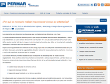 Tablet Screenshot of estanteriasyalmacenaje.com